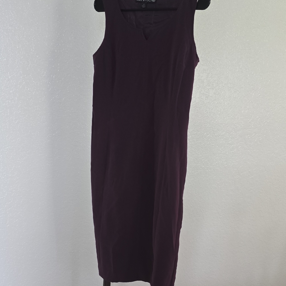 Zac & Rachel Deep Purple Midi Dress